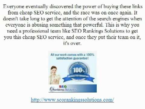 Page 1 with SEO Rankings Solutions and our cheap SEO service