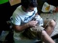 Me and Tom Gangstanizing my ferrit