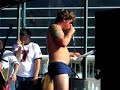 Drunky the Bear in a speedo Part 2