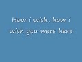 Pink Floyd – Wish You Were Here