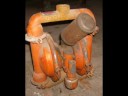 Wilden M4 1.5'' cast iron diaphragm pump, air operated.