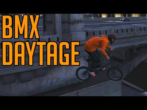 GTA 5 BMX Stunts Tricks Jumps Flips Wall Rides(EC)