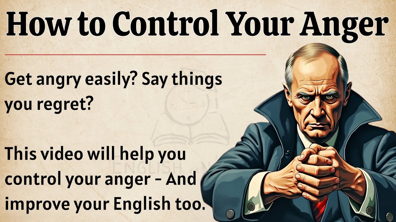 How to Control Your Anger || Graded Reader || Improve Your English ✅️