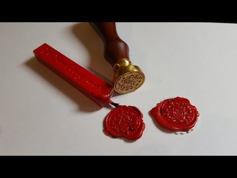 DIY Tutorial Wax Seal Stamps Sticker