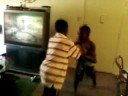 my cuz going at it