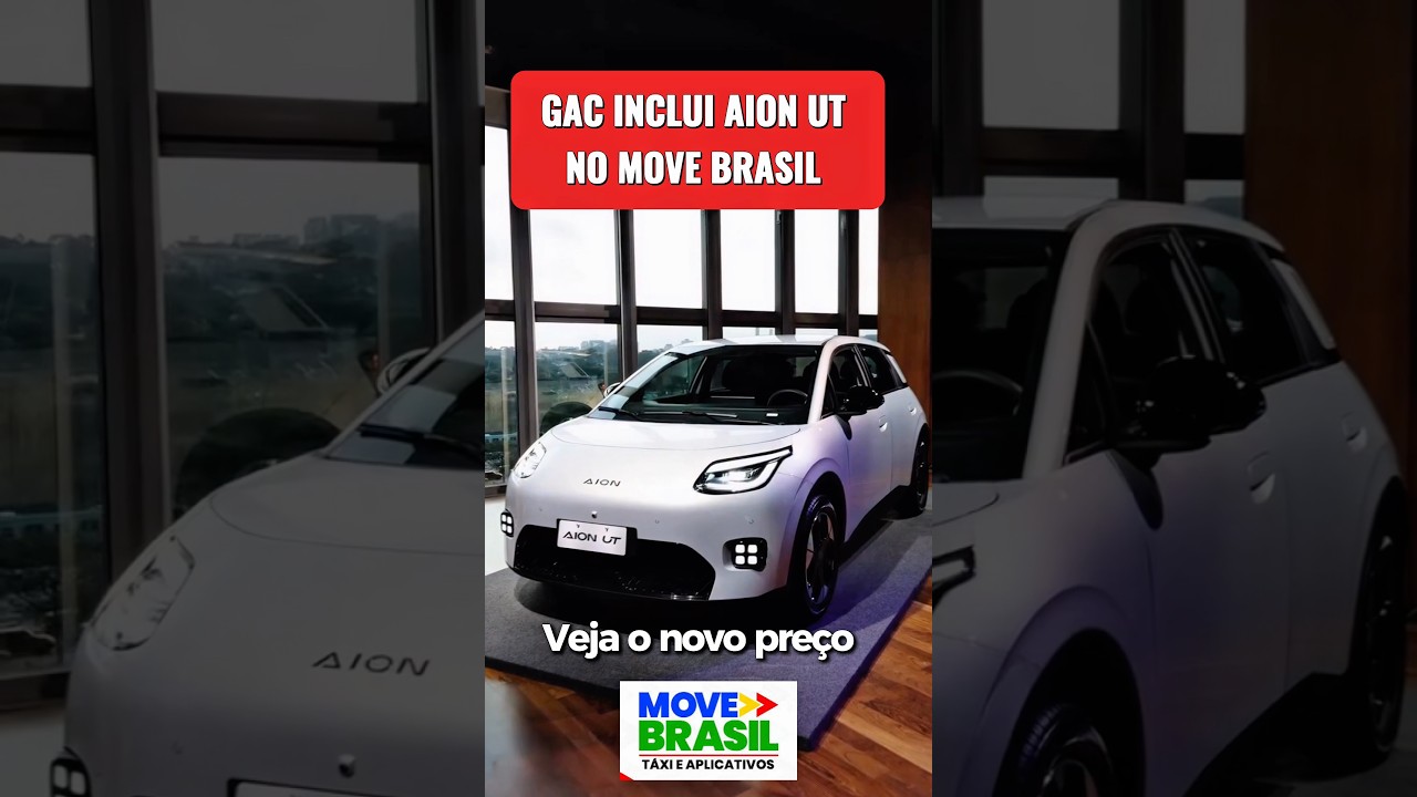 AION UT NO MOVE BRASIL É REALIDADE 🚨 #gac #aionut #movebrasil #byd #geely