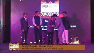 Winner of Prop Reality Real Estate Awards 2017 - SANGINI SWARAJ, SANGINI GROUP, SURAT.