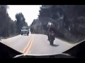brutal motorcicle crash