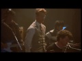 scene from the 1985 film the coca-cola kid, starring eric roberts and greta scacchi. this scene focuses on the recording of a coca-cola jingle with an 