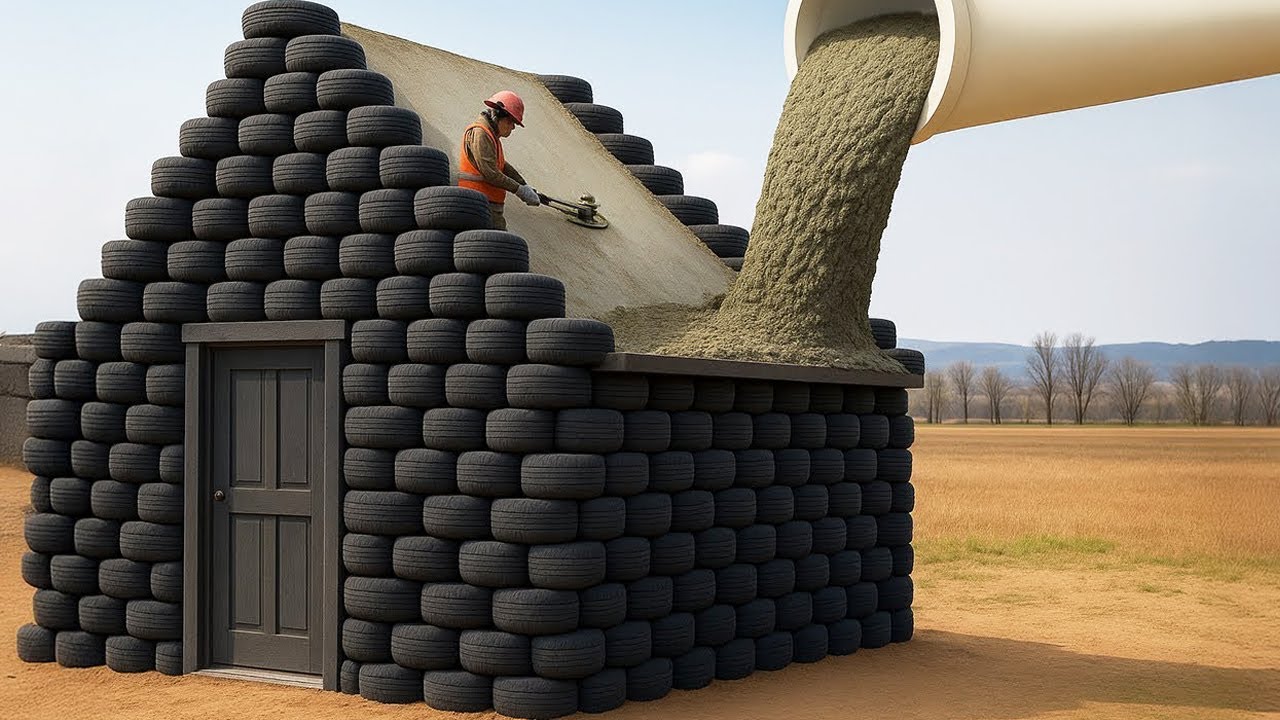 Few people know this secret! Recycling old tires, cement and pallets for free saves ,000 a day