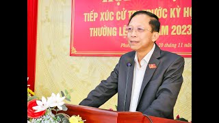 Đại biểu HĐND thành phố tiếp xúc cử tri trước kỳ họp thường lệ cuối năm 2023 tại phường Phương Nam