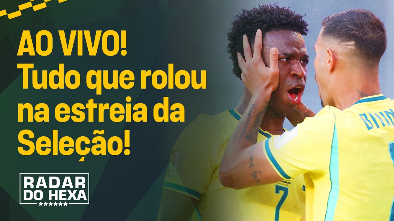 Seleção Empata Com Gol Do Vini Jr. Contra Marrocos Na Estreia Da Copa Do Mundo - Radar Do Hexa