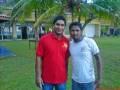 Dharga Town Boys with Kumar Sangakara