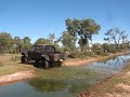 V8 Toyota Hilux water crossing