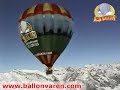 Ballonvaren boven de Alpen