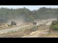 T72 vs Leopard 1 tank race