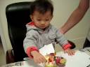 Him Him & his 2-year-old birthday cake~ Him Him & his 2-year-old birthday cake~