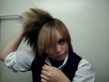 requested by s0ttov0ce and wakamikukawaii this is basic side spikes that can be made up as you can see my hair has gotten pretty long and heavy (havent thinned it out in months) i used Kanon as inspiration for this tutorial **hey i got a twitter account come follow me!** **twitter.com