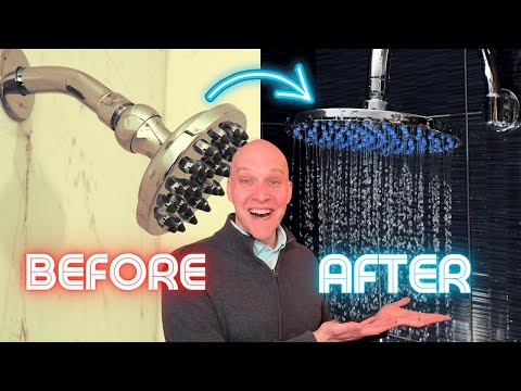 How to install rainfall shower head | Shower extension arm