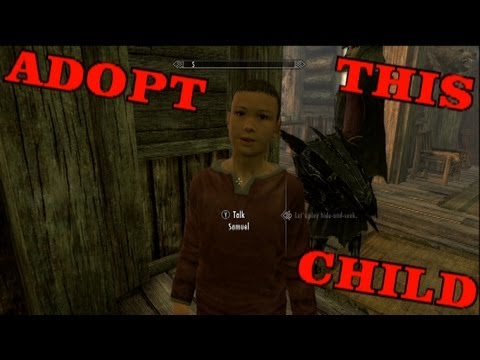 how to i adopt a child in skyrim