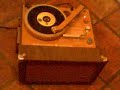 \"Tainted Love\" on a Newcomb record player.