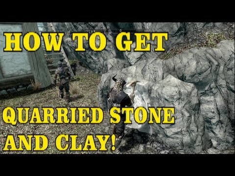 how to harvest clay in skyrim