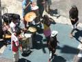 Apresentção de mambembes no Largo da Carioca