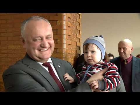 Igor Dodon a vizitat localitatea Nemțeni, Hînceşti