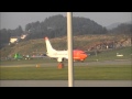 Norwegian B737-36Q LN-KKQ Taxt ot RWY 18 and Takeoff from Sola