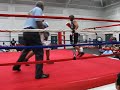middleweight amatuer boxing match in johnson city round 1