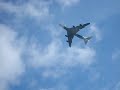 Iljuschin Il-76 and Boeing 747-400F takeoff in Frankfurt