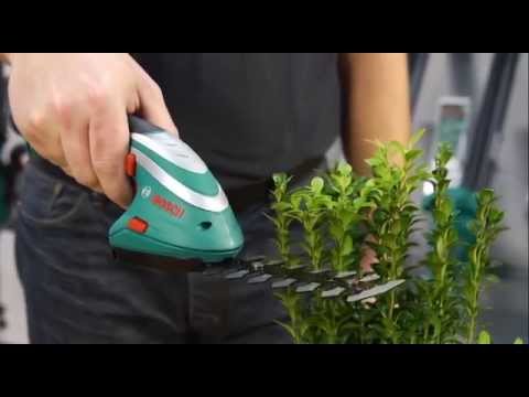 Tutorial: Gras- und Strauchschere ISIO von Bosch