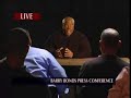Barry Bonds- press conference funny Red Grant