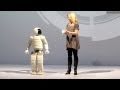 Humanoid robot ASIMO at Ars Electronica Center in Linz 2010