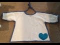 Tutorial: Bib with sleeves ( sewing ) pinterest inspired Tutorial: Bib with sleeves ( sewing ) pinterest inspired