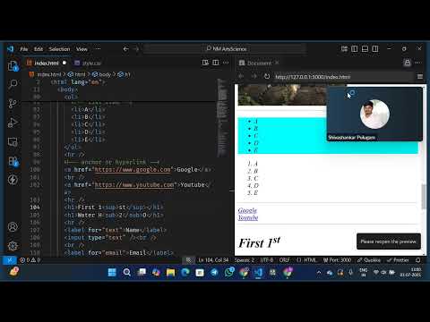 Naan Mudhalavan Frontend Development Session - 2