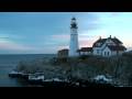 videos de Portland Head Light House sunset in the WInter High Definition