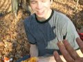 Playing with pumpkins, Logs and Bikes.