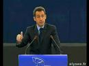 Discours de M. le Pr�sident de la R�publique � Strasbourg 2