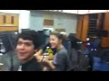 Trumpets trying to play party rock anthem