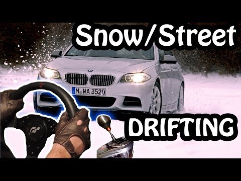 how to drive a bmw in the snow