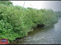 Maine 25 Acres For Sale! Log Cabin, Stream, Hidden!  #7712