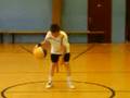 basketball - backwards throw from half court