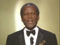 Sidney Poitier accepting an Honorary Oscar®