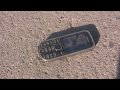 Nokia 3720 classic getting run over by a car