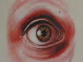 Dark Culture Art \"Infected Eye\" acrylic speed painting