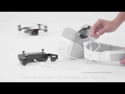 DJI Goggles Connecting the Aircraft