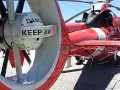 Close look at US Coast Guard Eurocopter Dauphin Helicopter with Fenestron tail rotor -5