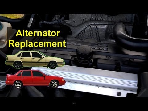 how to change alternator volvo xc90