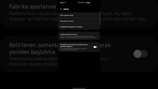 Samsung Galaxy Android Telefon Sıfırlama Silme v
